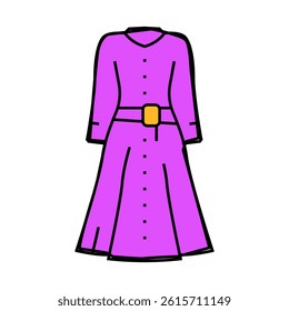 dresses workwear line icon vector. dresses workwear sign. isolated symbol illustration
