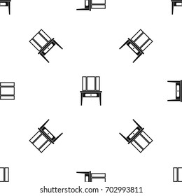 Dressing console, pier-glass in simple style isolated on white background vector illustration