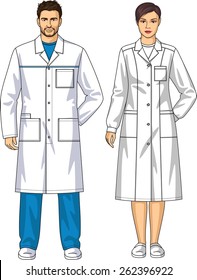 Dressing gown for the man and the woman with pockets and a belt