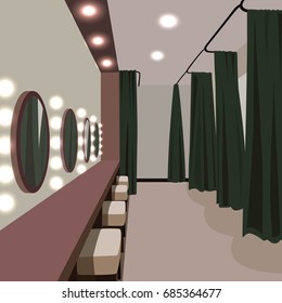 Dressing room 3d