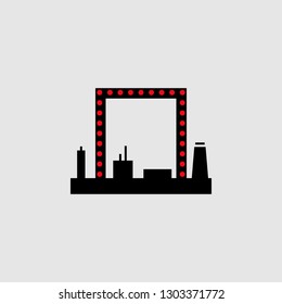 Dressing room icon. Element of Theatre icon for mobile concept and web apps. Detailed Dressing room icon can be used for web and mobile