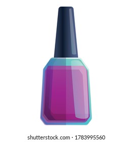 Dressing room nail polish icon. Cartoon of dressing room nail polish vector icon for web design isolated on white background