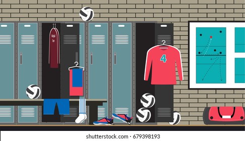 dressing room Volleyball