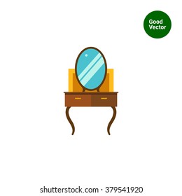 Dressing table icon