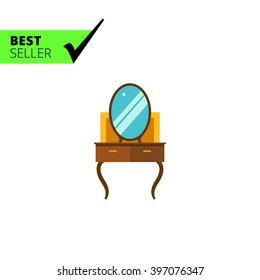 Dressing table icon