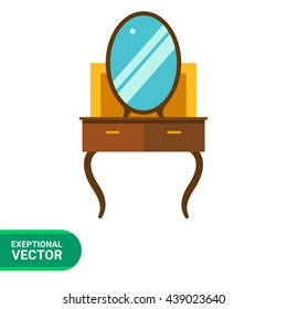 Dressing table icon
