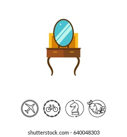 Dressing table icon