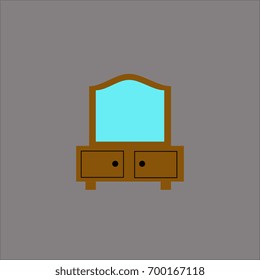 Dressing table icon