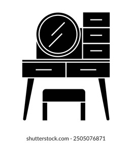 dressing table icon illustration element design