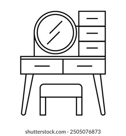 Icono de tocador Ilustración Elemento Diseño