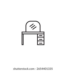 ícone da mesa de endereçamento ilustração elemento design