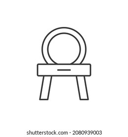 Dressing table icon. Simple element illustration. Dressing table symbol design from Home Furniture collection