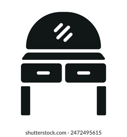 Dressing table icon vector design templates simple and modern