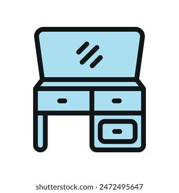 Dressing table icon vector design templates simple and modern