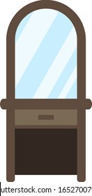 Ilustración vectorial aislada de la tabla de dibujo.