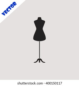 Dressmaker model icon.