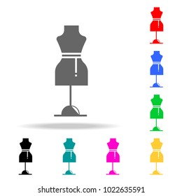 Dressmaker model icon. Element of sewing multi colored icons for mobile concept and web apps. Icon for website design and development, app development. Premium icon on white background