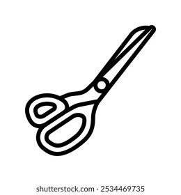 dressmakers shears dressmaking fashion line icon vector. dressmakers shears dressmaking fashion sign. isolated contour symbol black illustration