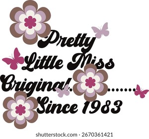Dretty little miss vector graphics