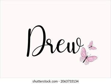 (Drew) English name butterflies and daisies positive quote flower design margarita 
mariposa
stationery,mug,t shirt,phone case fashion slogan  style spring summer sticker and etc Tawny Orange Monarch 