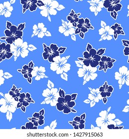 Fresh Simple Minimal Floral Vector Seamless Stock Vector (Royalty Free ...