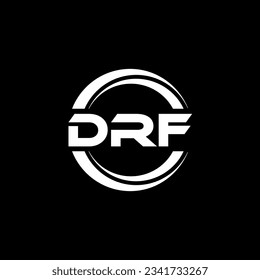 DRF Logo Design, Inspiration for a Unique Identity. Modern Elegance and Creative Design. Watermark Your Success with the Striking this Logo.