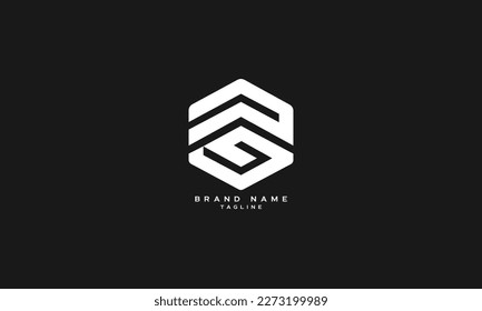 DRG, DRL, PRG, PRL, DG, RG, GR, GD, Abstract Initial-Monogramm-Buchstaben-Logo-Design