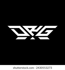 DRG letter logo vector design, DRG simple and modern logo. DRG luxurious alphabet design  