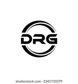 DRG Logo Design, Inspiration for a Unique Identity. Modern Elegance and Creative Design. Watermark Your Success with the Striking this Logo.