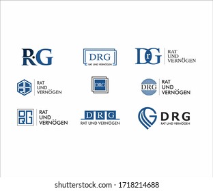DRG Logo Vector with EPS10