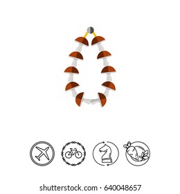 Dried Mushrooms Icon