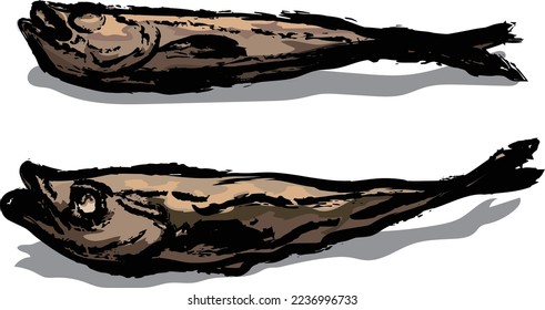 Dried Pollack, Korean traditional dried fish