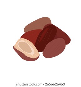 Dátiles rojos secos o jujube. Frutas Dátiles