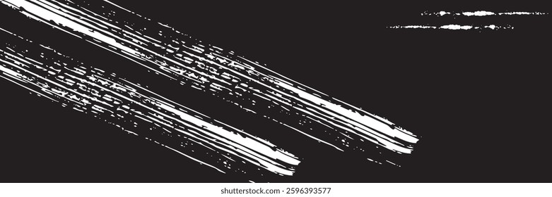 Drift background monochrome with texture wheel marks and drift in skidding, rounded tire marks. Vector isolated texture.