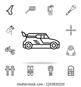 drift car icon. motor sports icons universal set for web and mobile