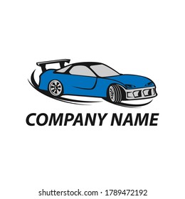drift car logo template vector illustration.EPS 10