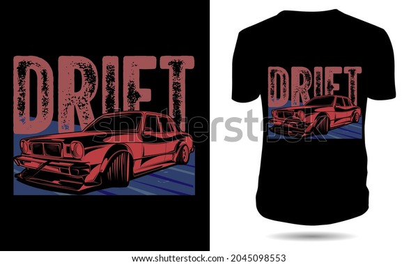 Drift Car\
tshirt design car vector tshirt\
design