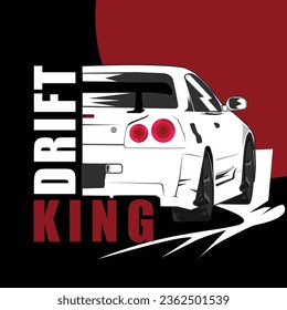 drift king design vector element