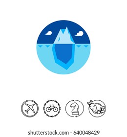 Drifting Iceberg Icon