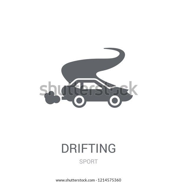 drifting icon. Trendy drifting logo concept on\
white background from Sport collection. Suitable for use on web\
apps, mobile apps and print\
media.