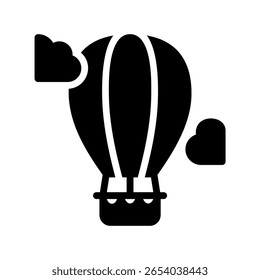 Drifting Skyward Dream. Hot Air Balloon