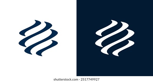 Drill Auger icon logo spiral abstract industrial mining vector isolated