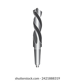 Drill bit icon vector illustration simple design