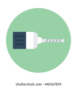 Drill Bit Vector Icon
