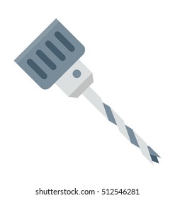 Drill Bit Vector Icon