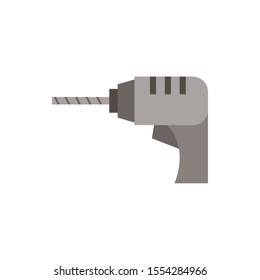 drill design, Construction work repair reconstruction industry build and project theme Vector illustration