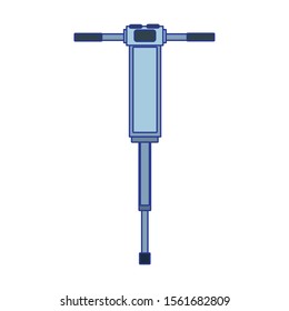drill design, Construction work repair reconstruction industry build and project theme Vector illustration