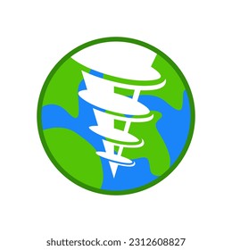 drill earth logo design template 