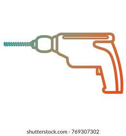 drill electric tool isolated icon