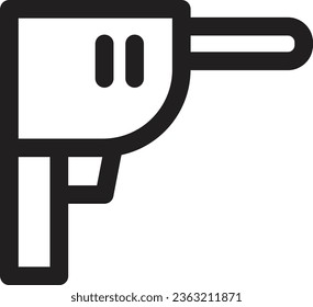 Drill Engineering Site Outline Icon